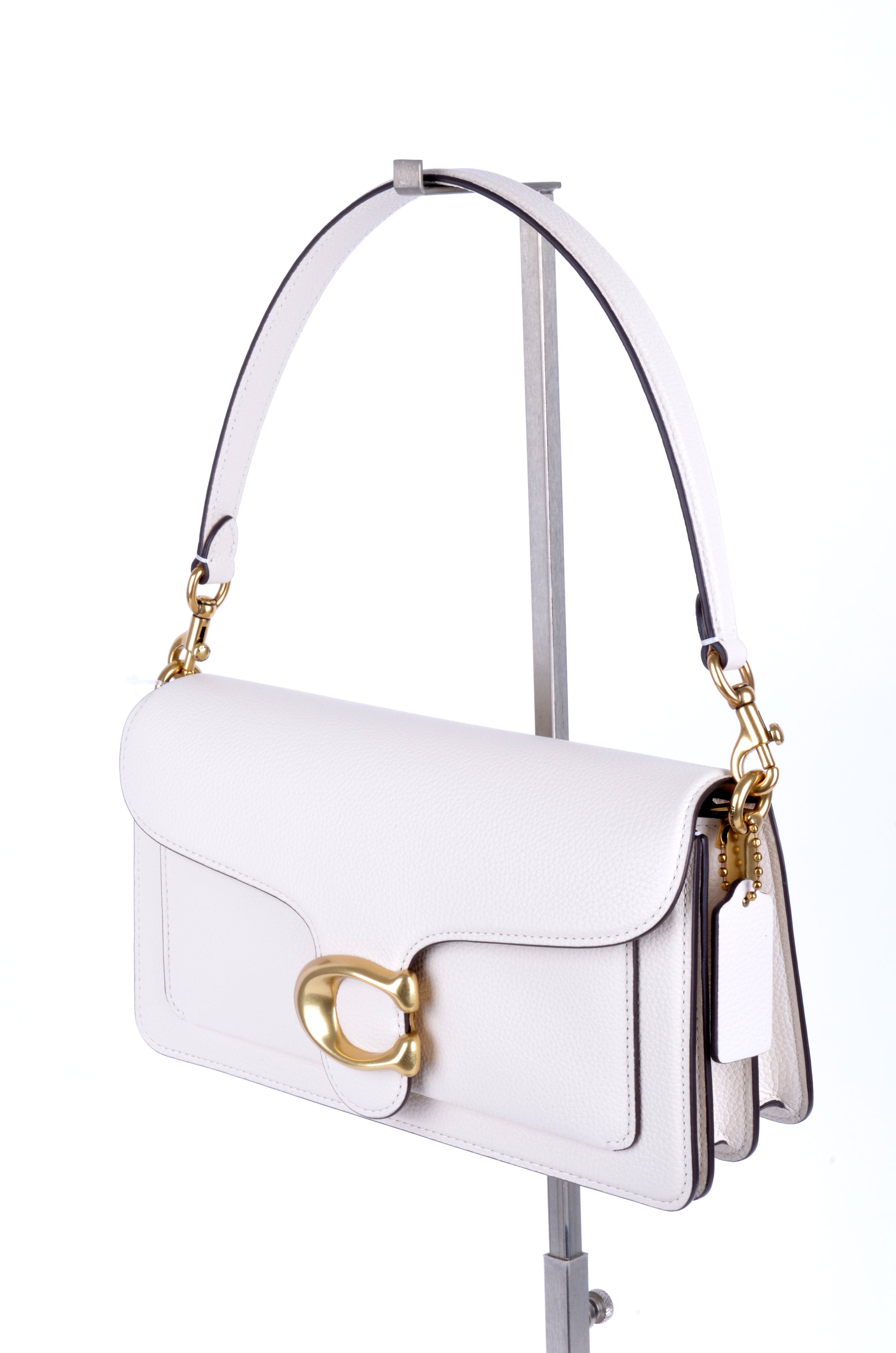 Bolsa Coach Tabby 26 Blanca con Herraje C