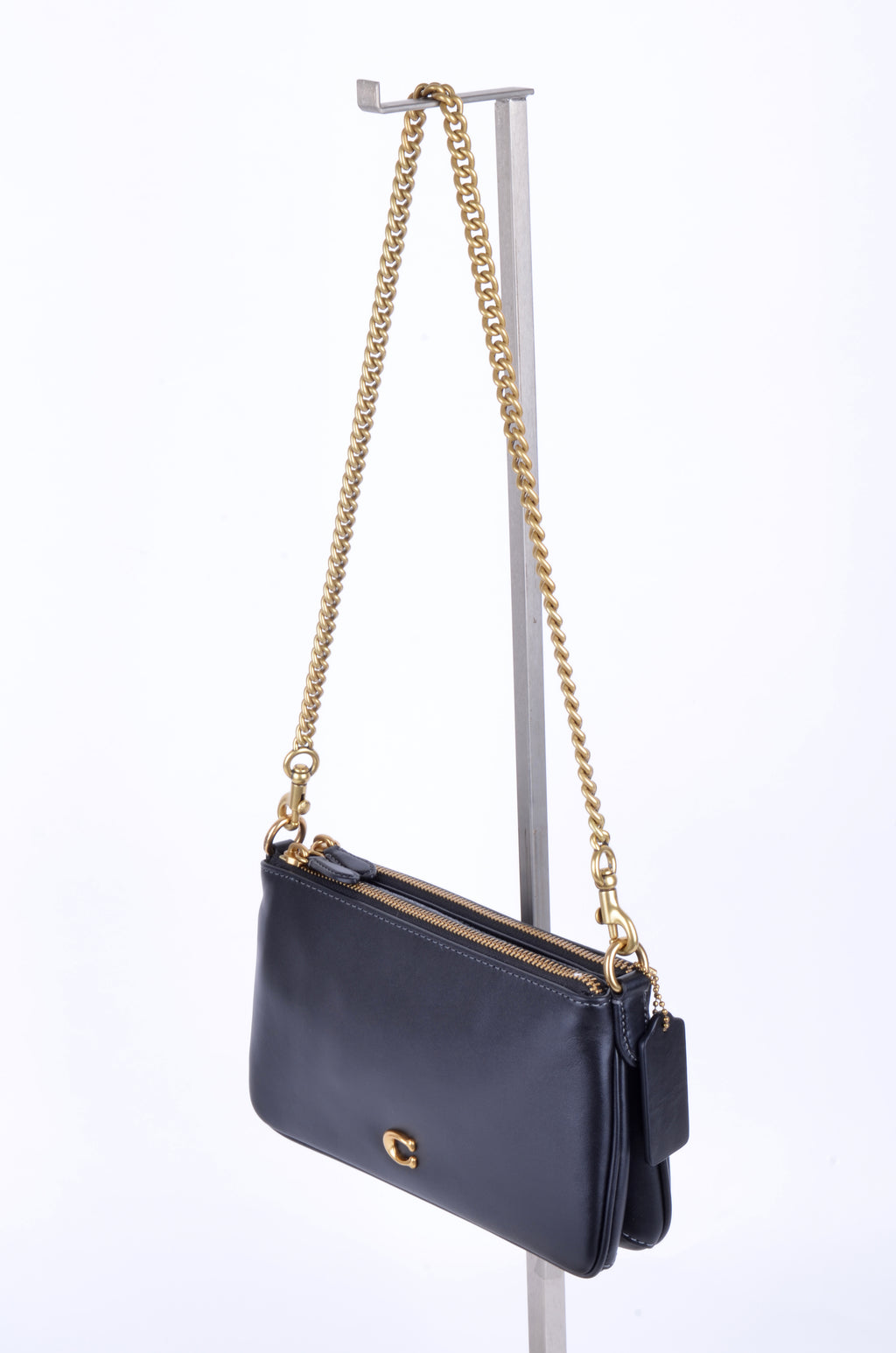 Bolsa Coach Kira Crossbody Negra de Piel
