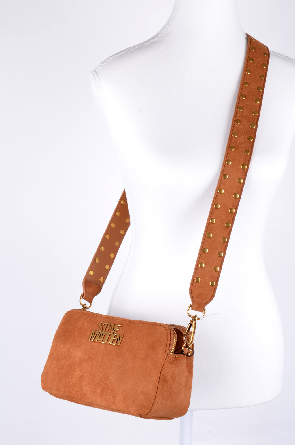 Crossbody Steve Madden Camel Tipo Gamuza