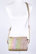 Crossbody Steve Madden Multicolor Metálica Monograma