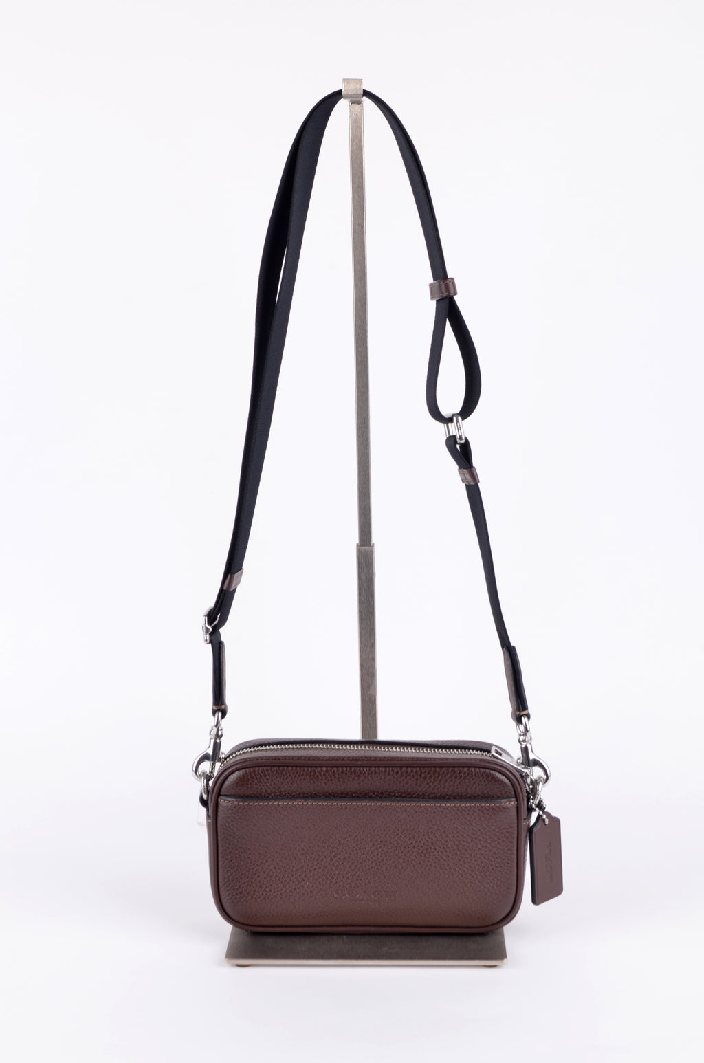 Crossbody Coach Café de Doble Compartimento