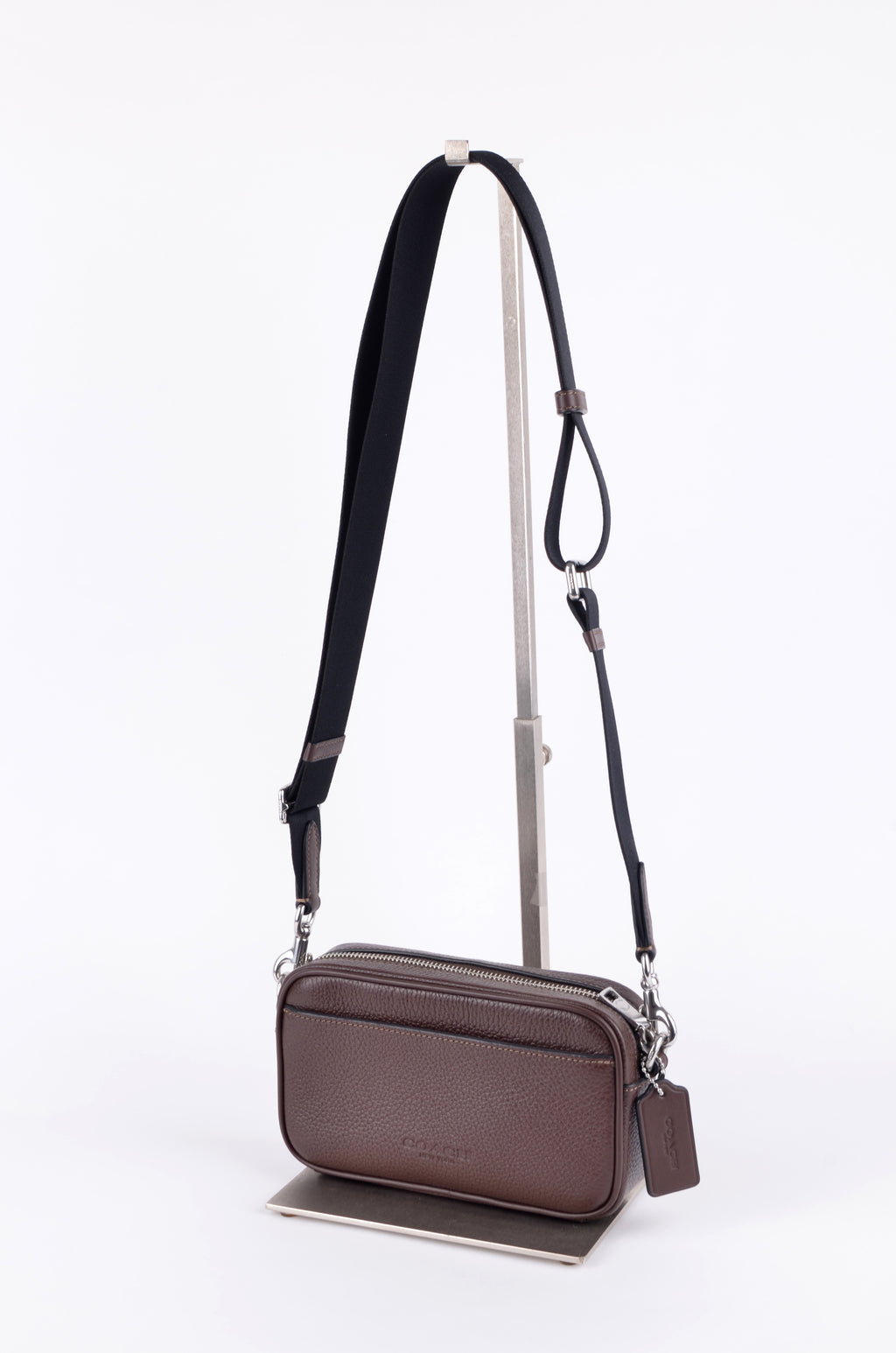 Crossbody Coach Café de Doble Compartimento