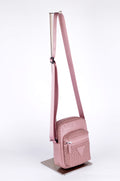 Crossbody Guess Rosa Compacta con Bolsillo Frontal