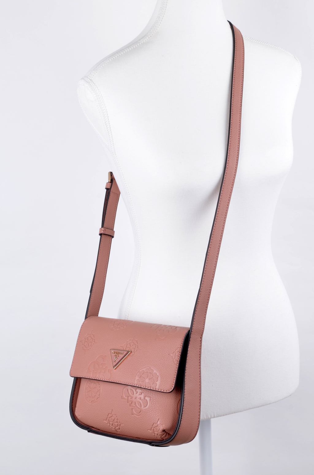 Crossbody Guess Rosa con Solapa
