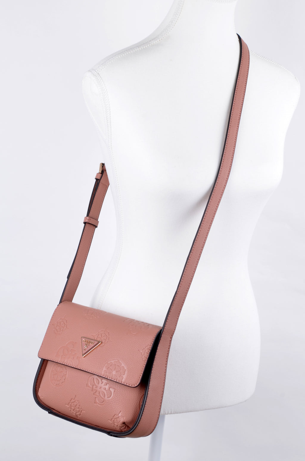 Crossbody Guess Rosa con Solapa