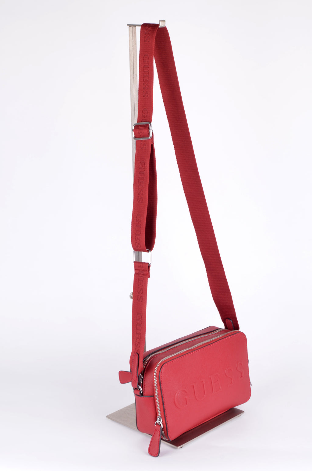 Crossbody Guess Roja de Doble Compartimento
