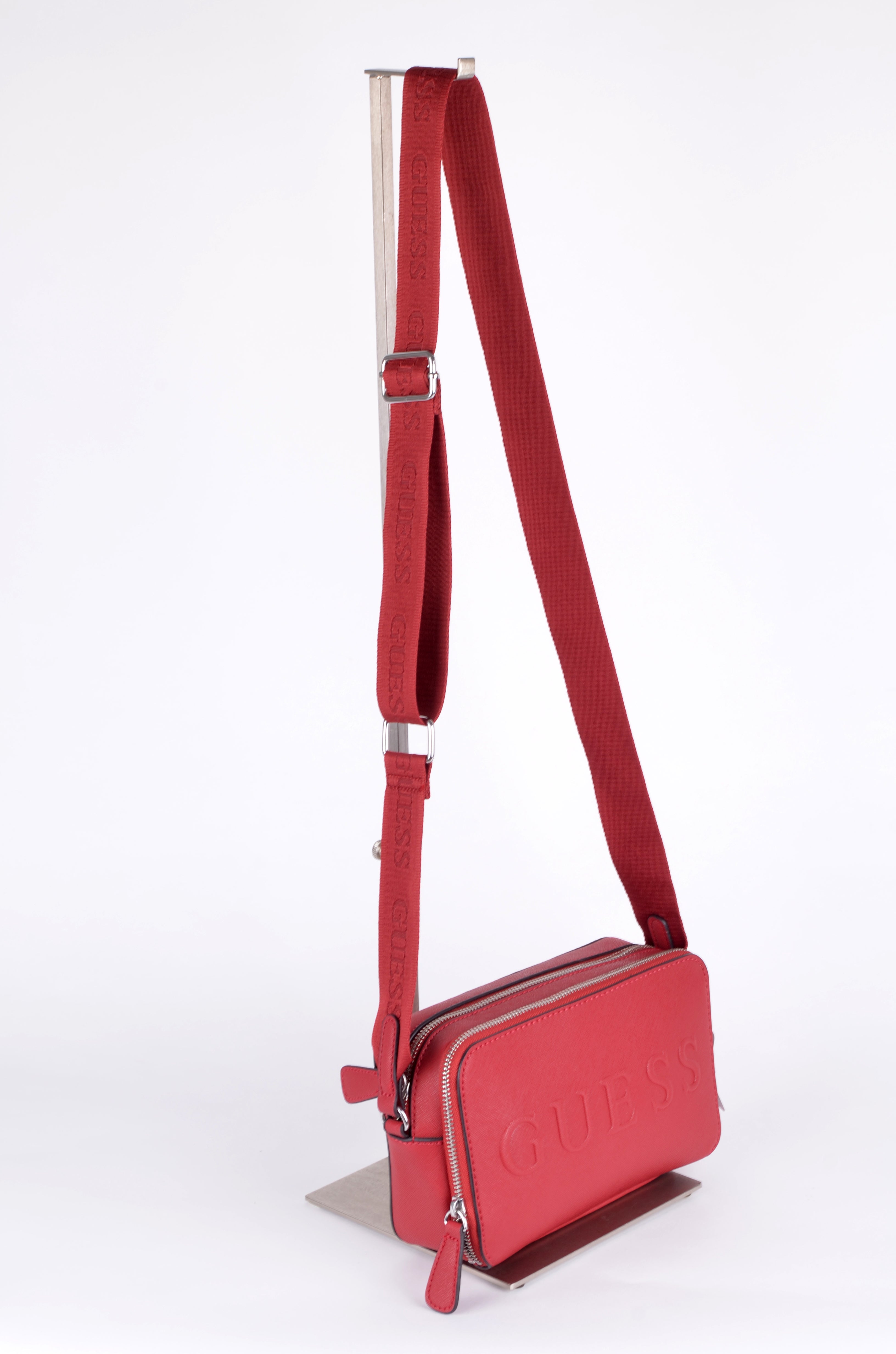 Crossbody Guess Roja de Doble Compartimento