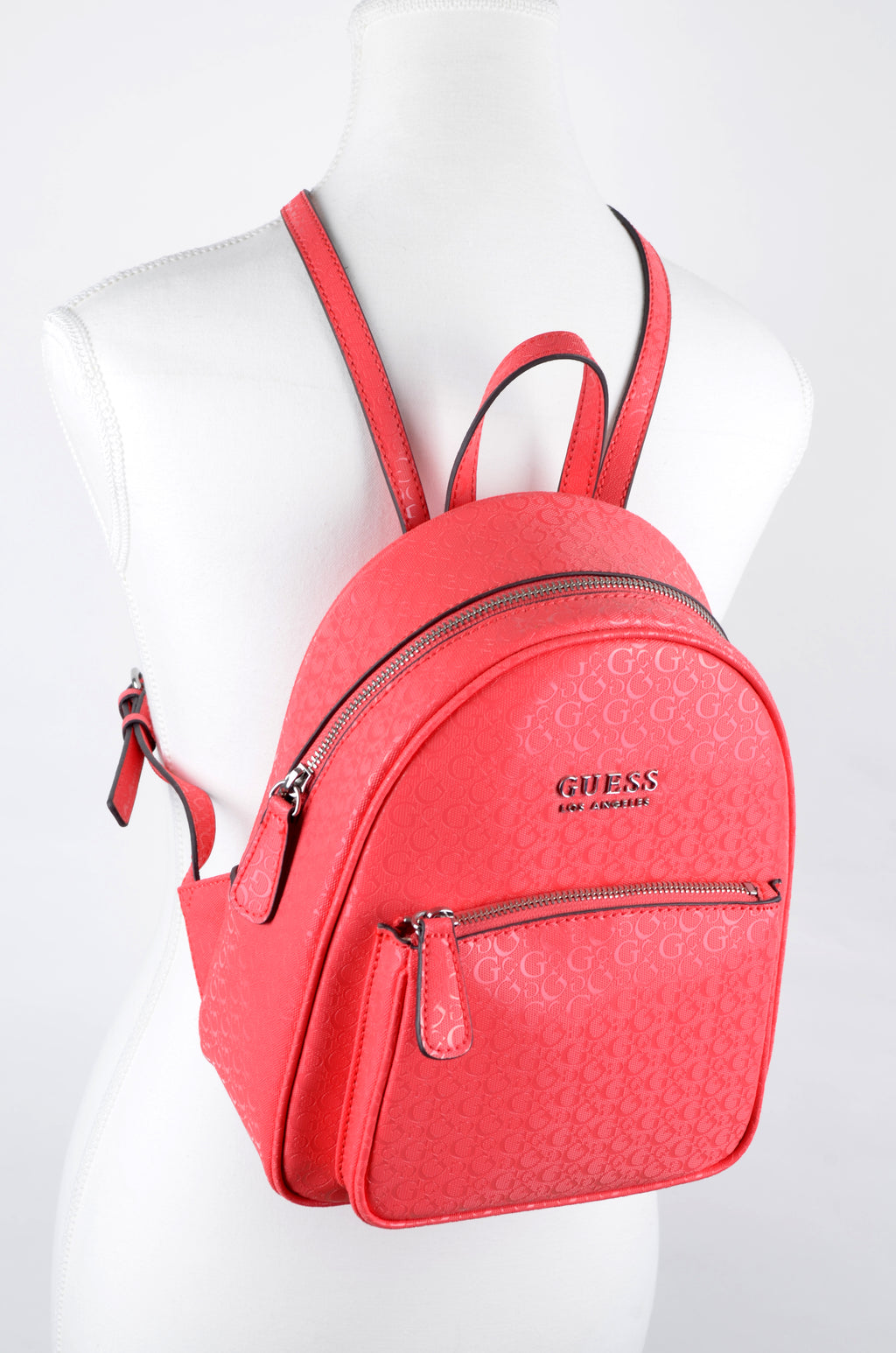 Mochila Guess Roja Monograma