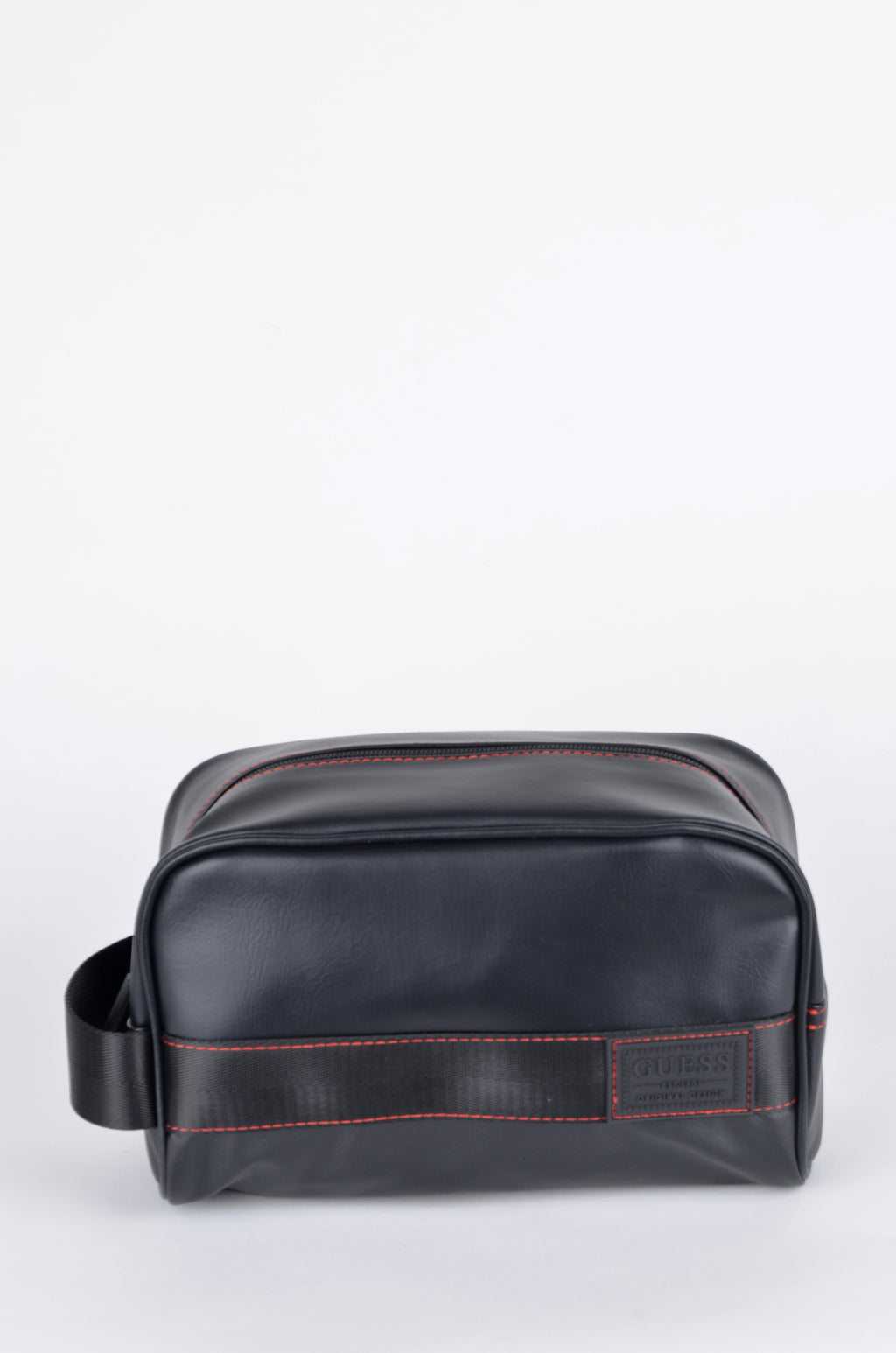 Neceser Guess Negro con Costuras Rojas