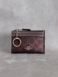 Tarjetero / Monedero Coach Mini Skinny ID Case – Acabado Bronce Metalizado