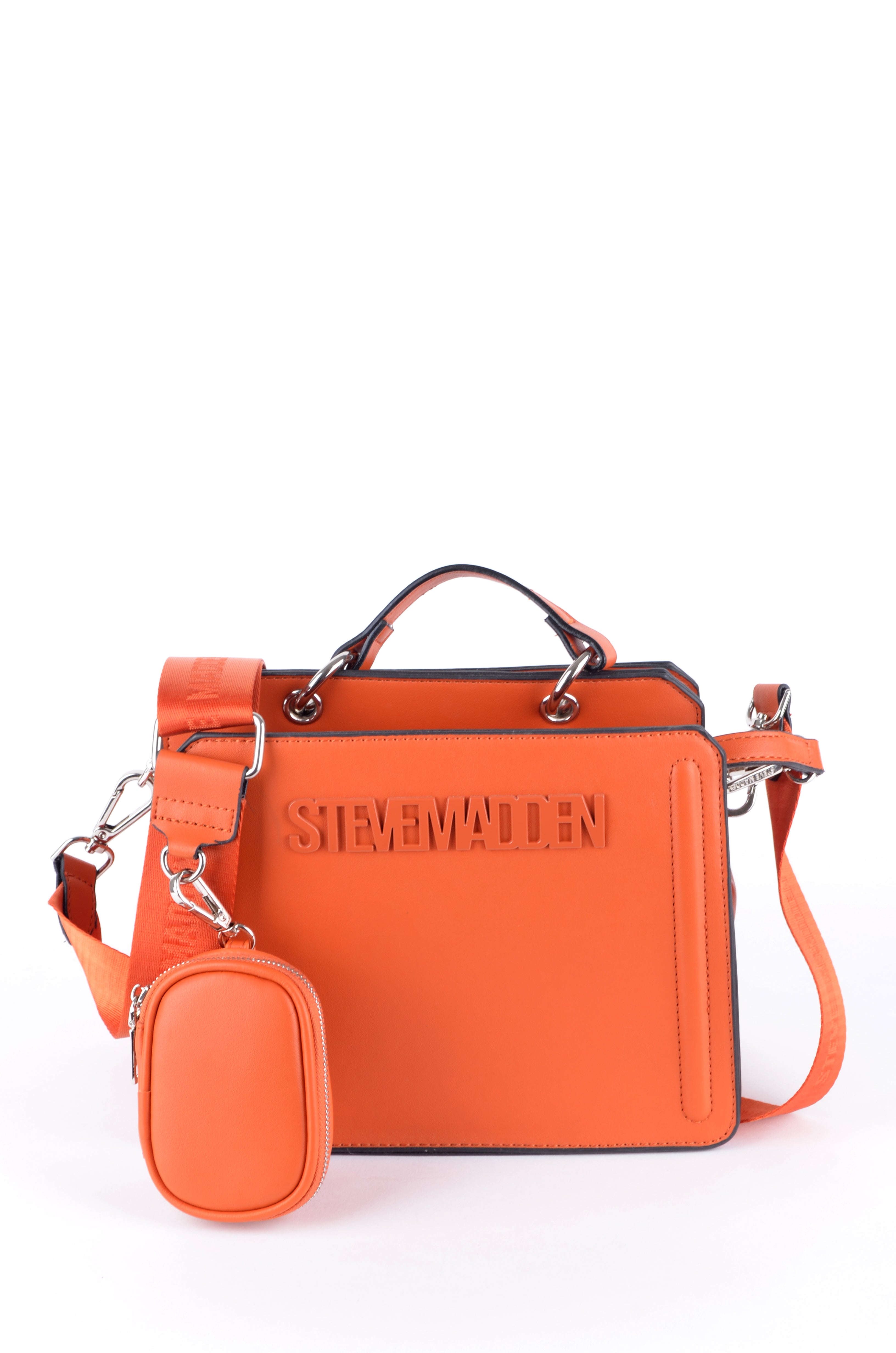 Crossbody Steve Madden Naranja con Pouch