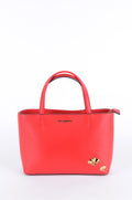 Bolsa Karl Lagerfeld Tote Roja con Correa Logo y Parches Ikonik