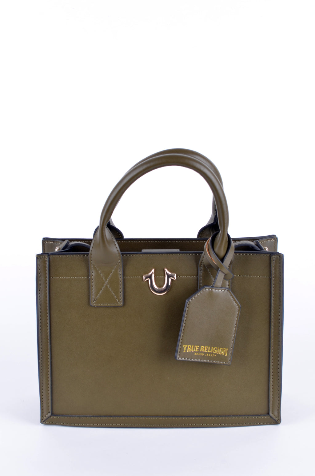 Bolsa True Religion Tote Verde Olivo con Correa