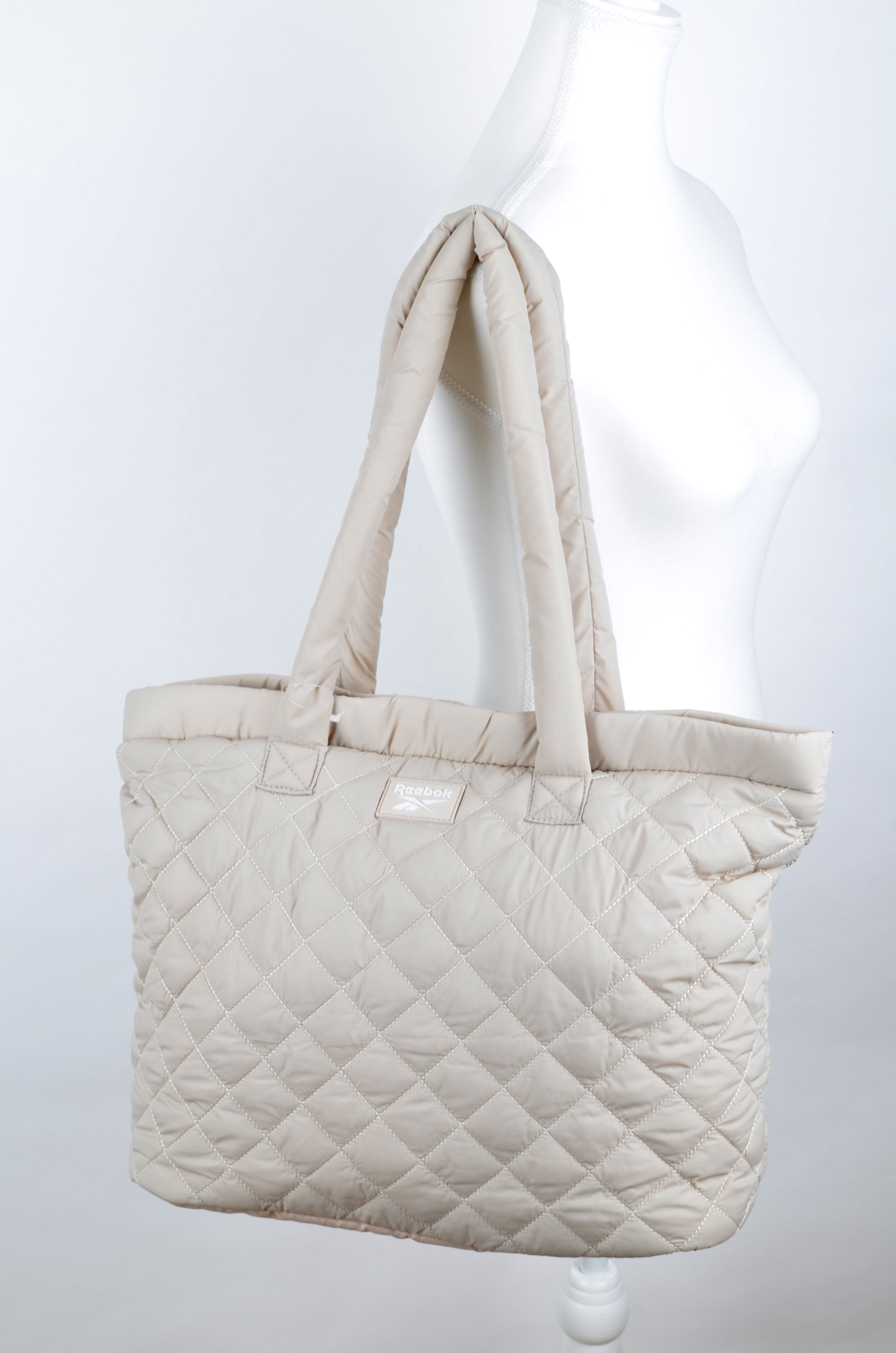 Bolsa Guess Tote Acolchada Beige