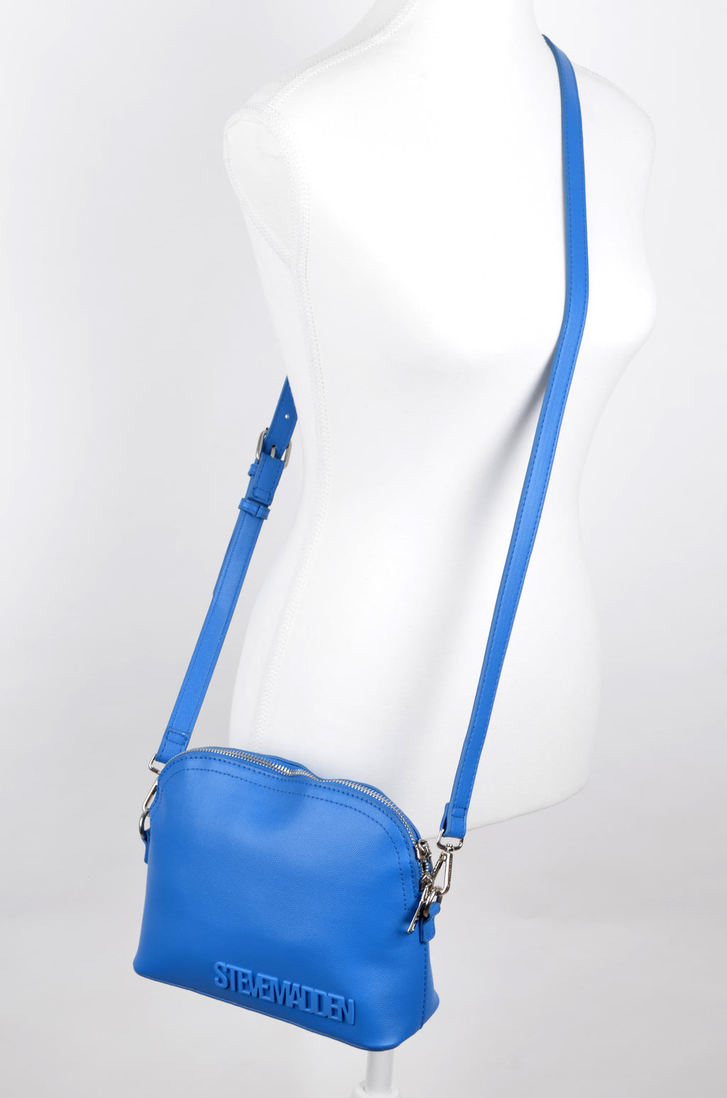 Crossbody Steve Madden Azul con Correa Logo y Pouch