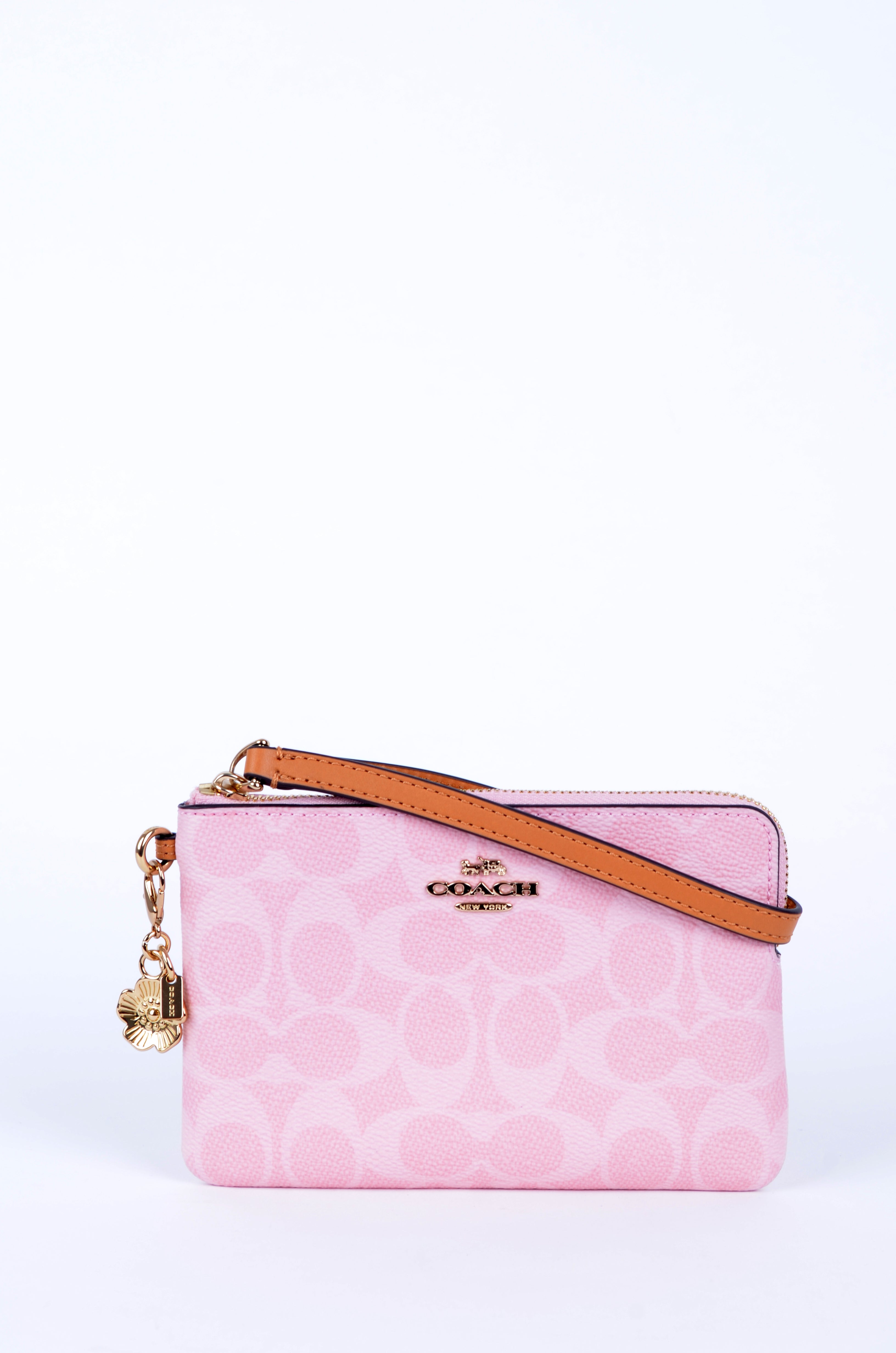 Muñequera Coach Signature Rosa