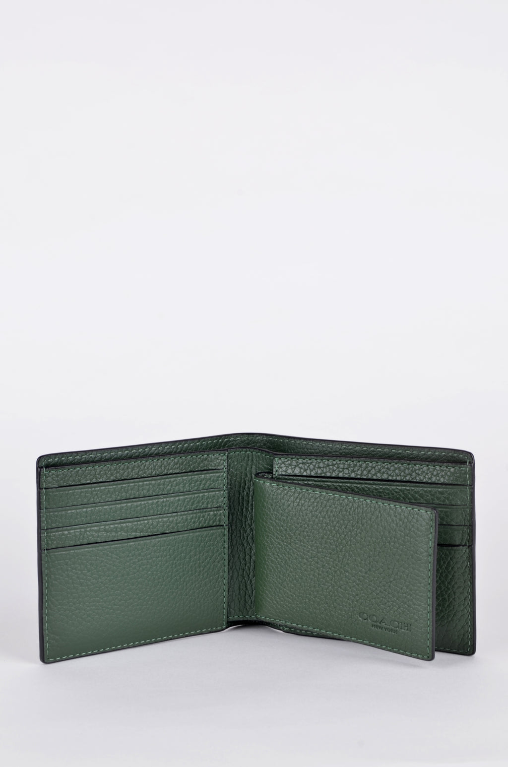 Cartera Coach Verde de Piel