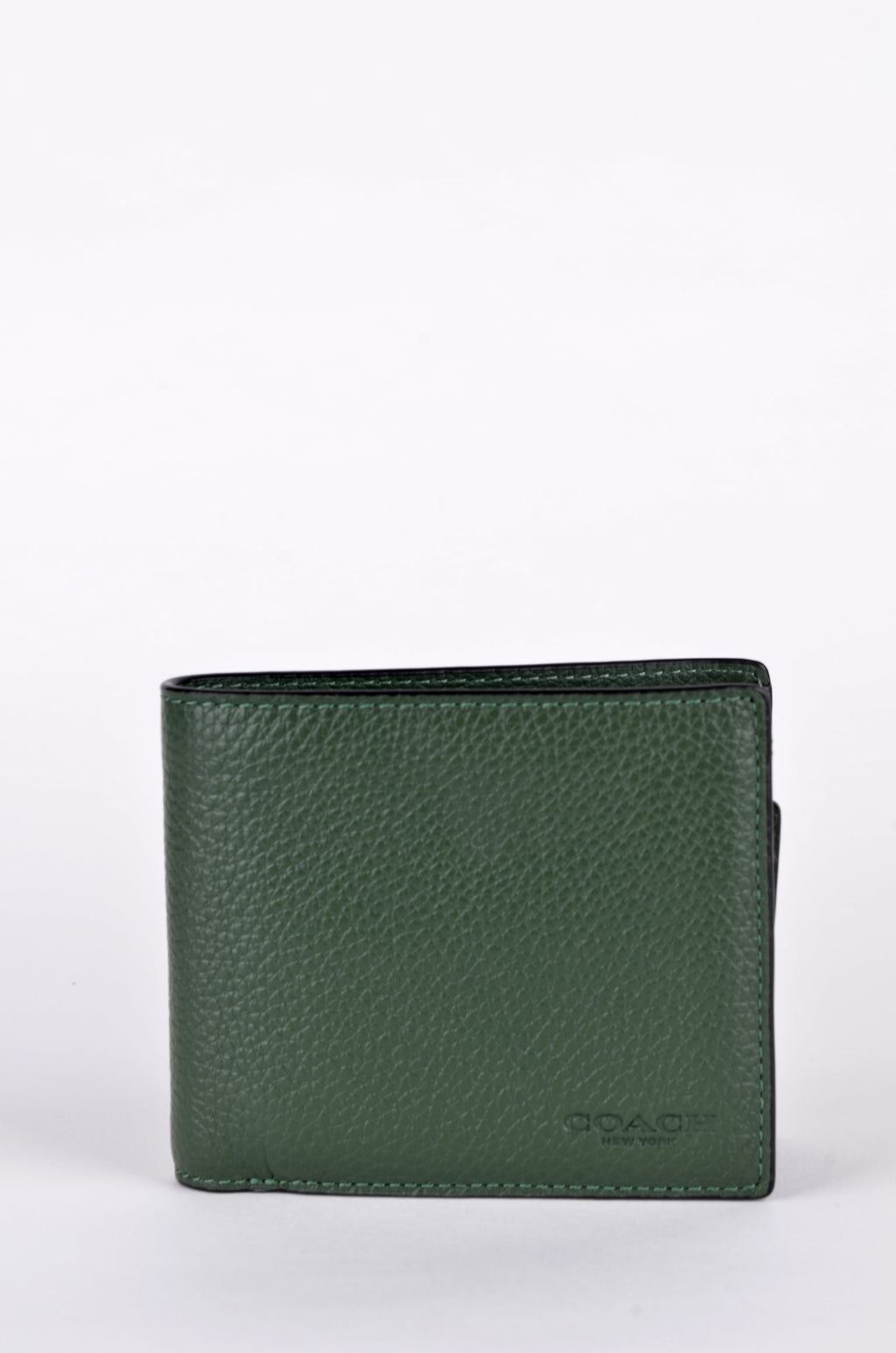 Cartera Coach Verde de Piel