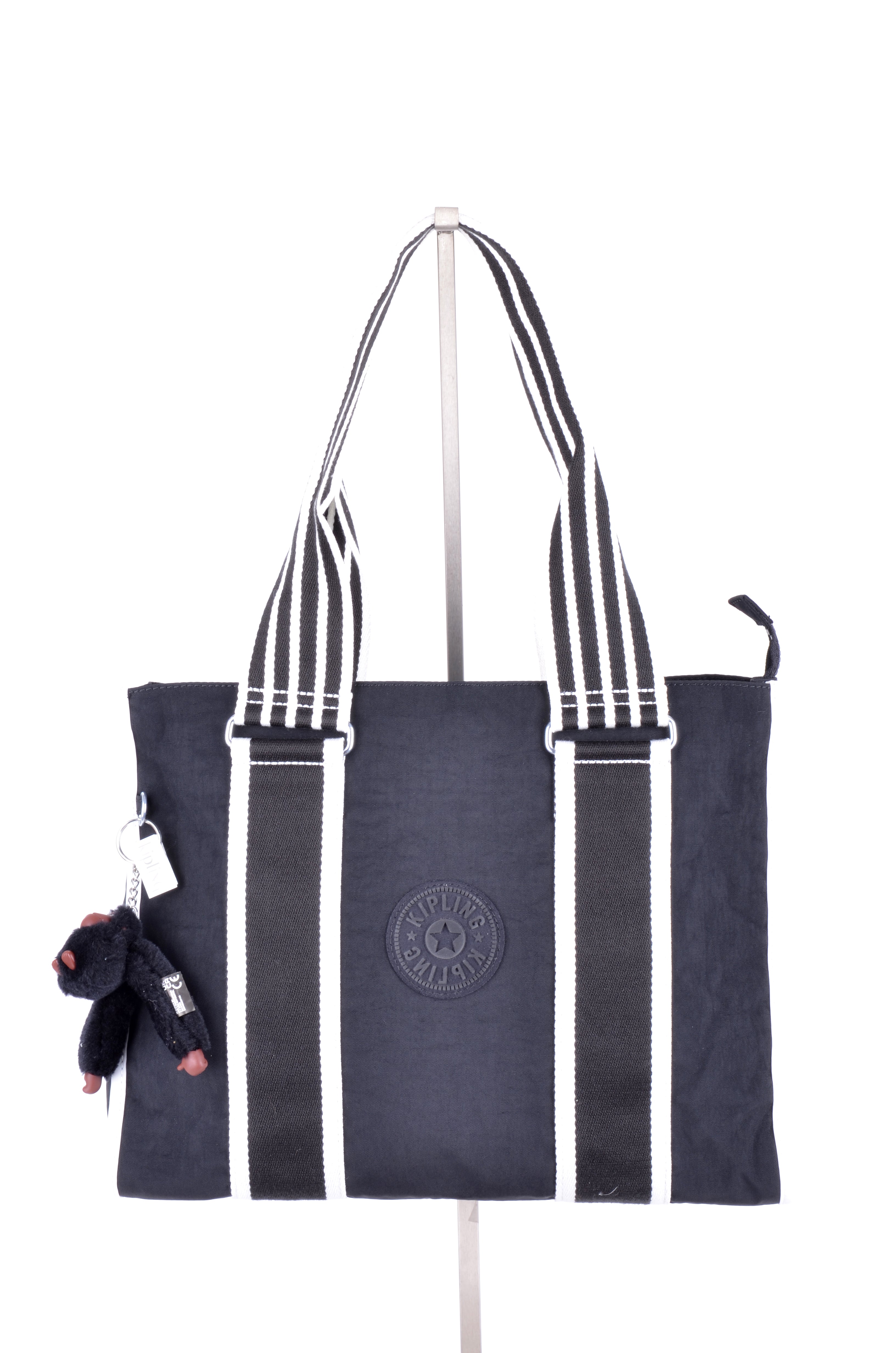 Tote Kipling Negra de Nylon