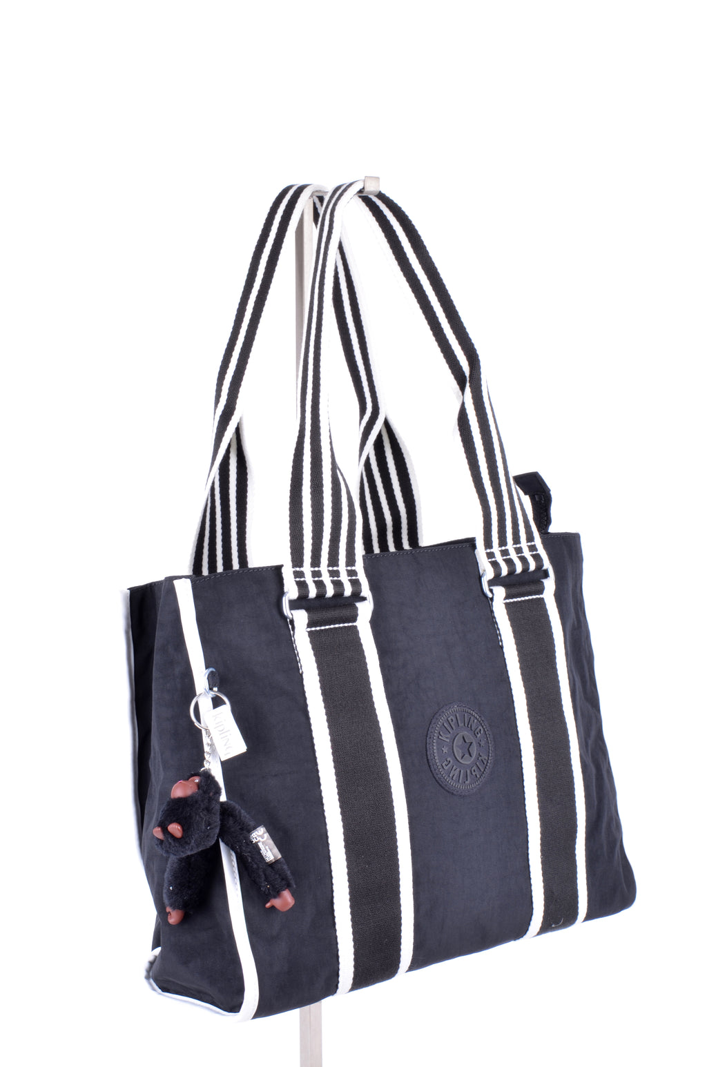 Tote Kipling Negra de Nylon