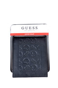 Cartera Guess Negra Monograma Vertical