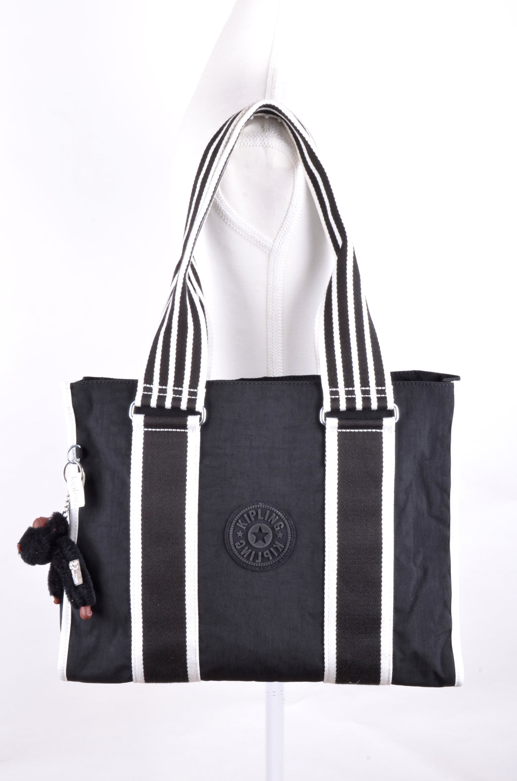 Tote Kipling Negra de Nylon