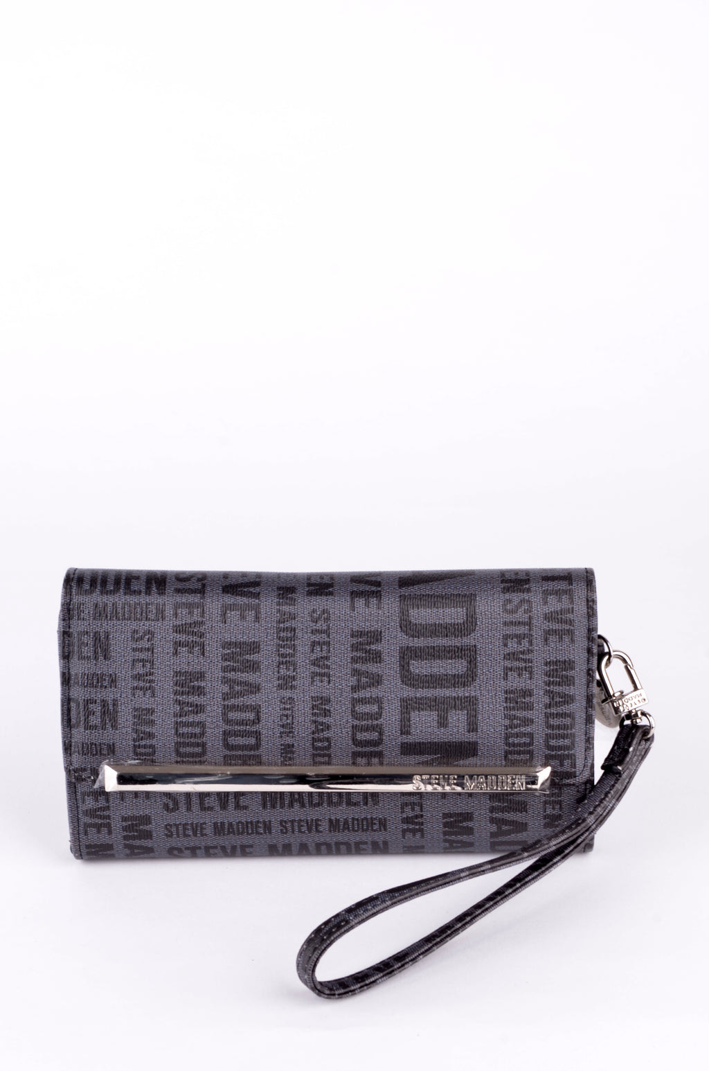 Cartera Guess Larga Negra con Ventana de Identificación