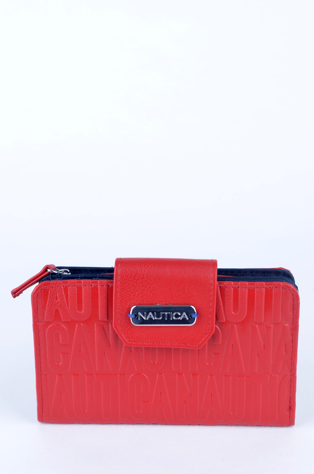 Cartera Nautica Compacta Roja y Azul