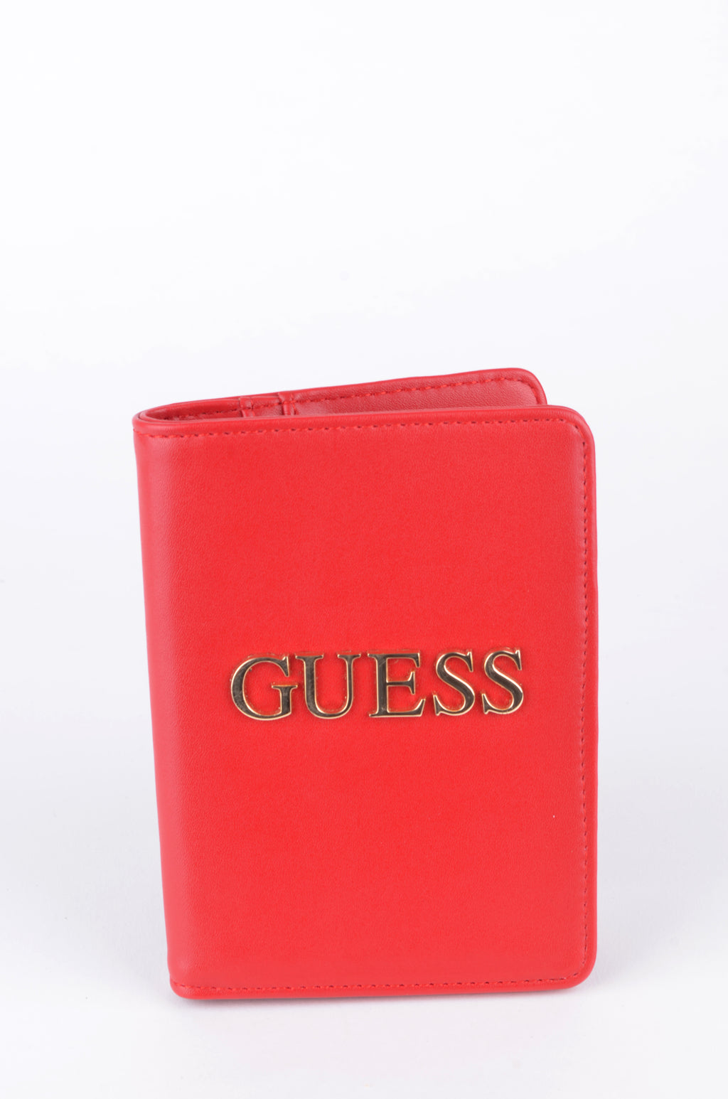 Portapasaporte Guess Rojo de Piel