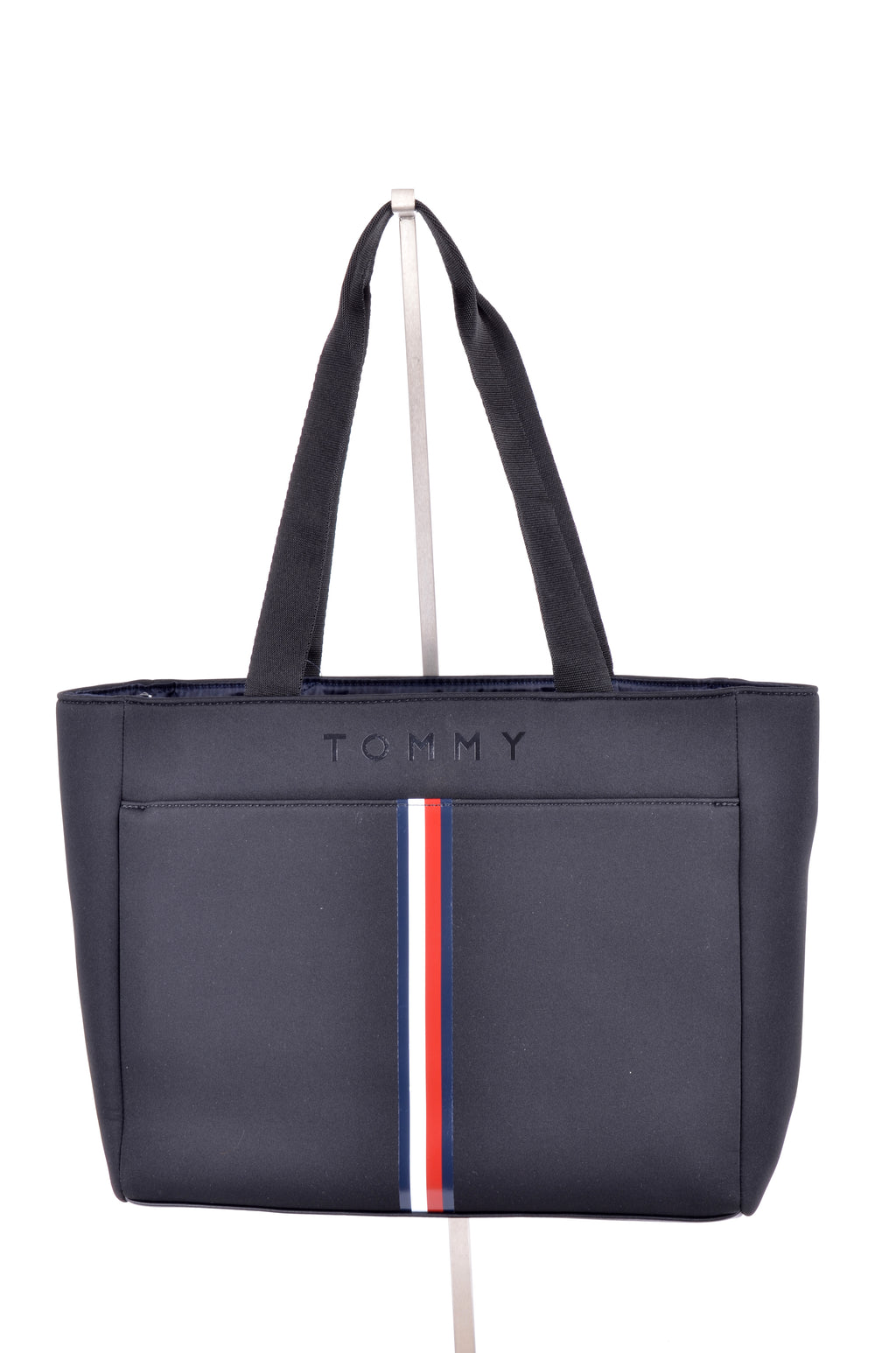Tote Tommy Hilfiger Negra de Nylon Tricolor