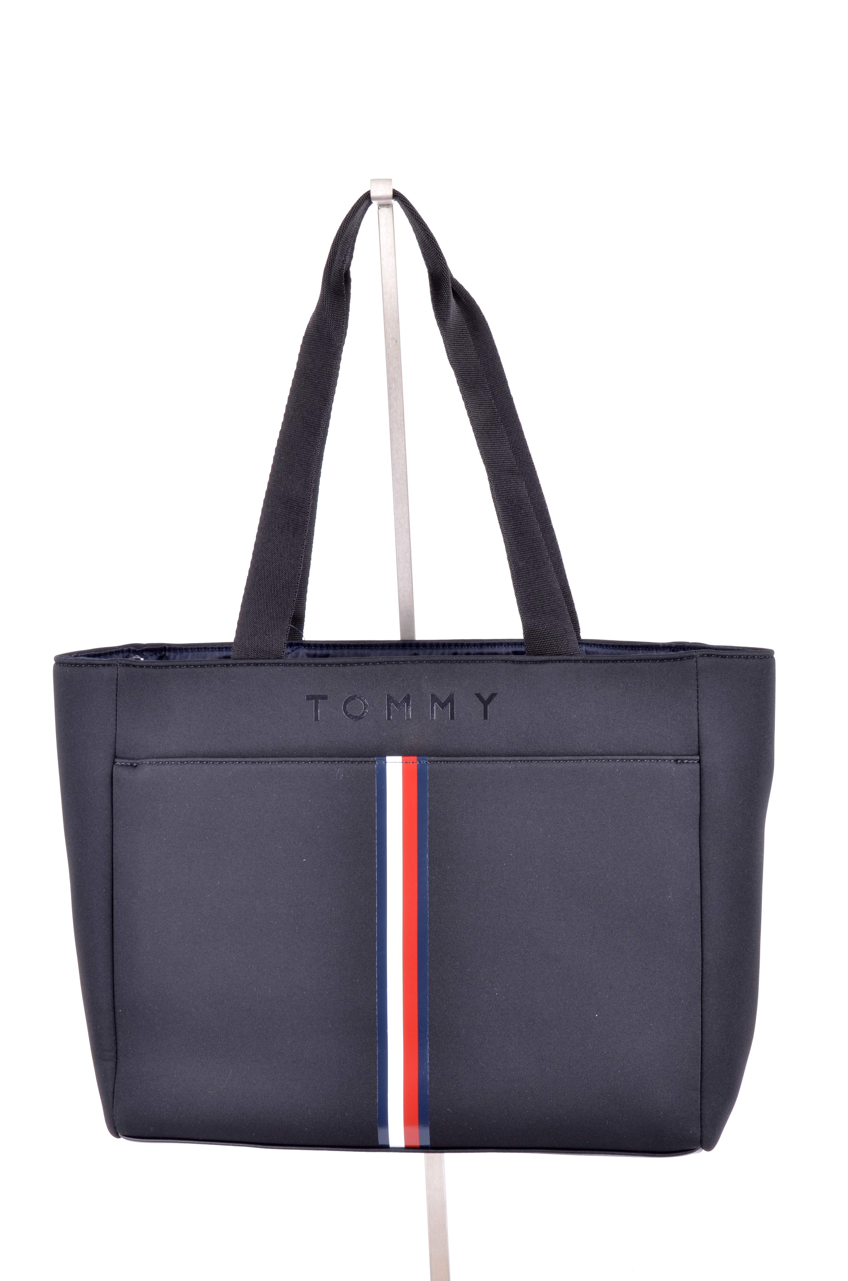 Tote Tommy Hilfiger Negra de Nylon Tricolor