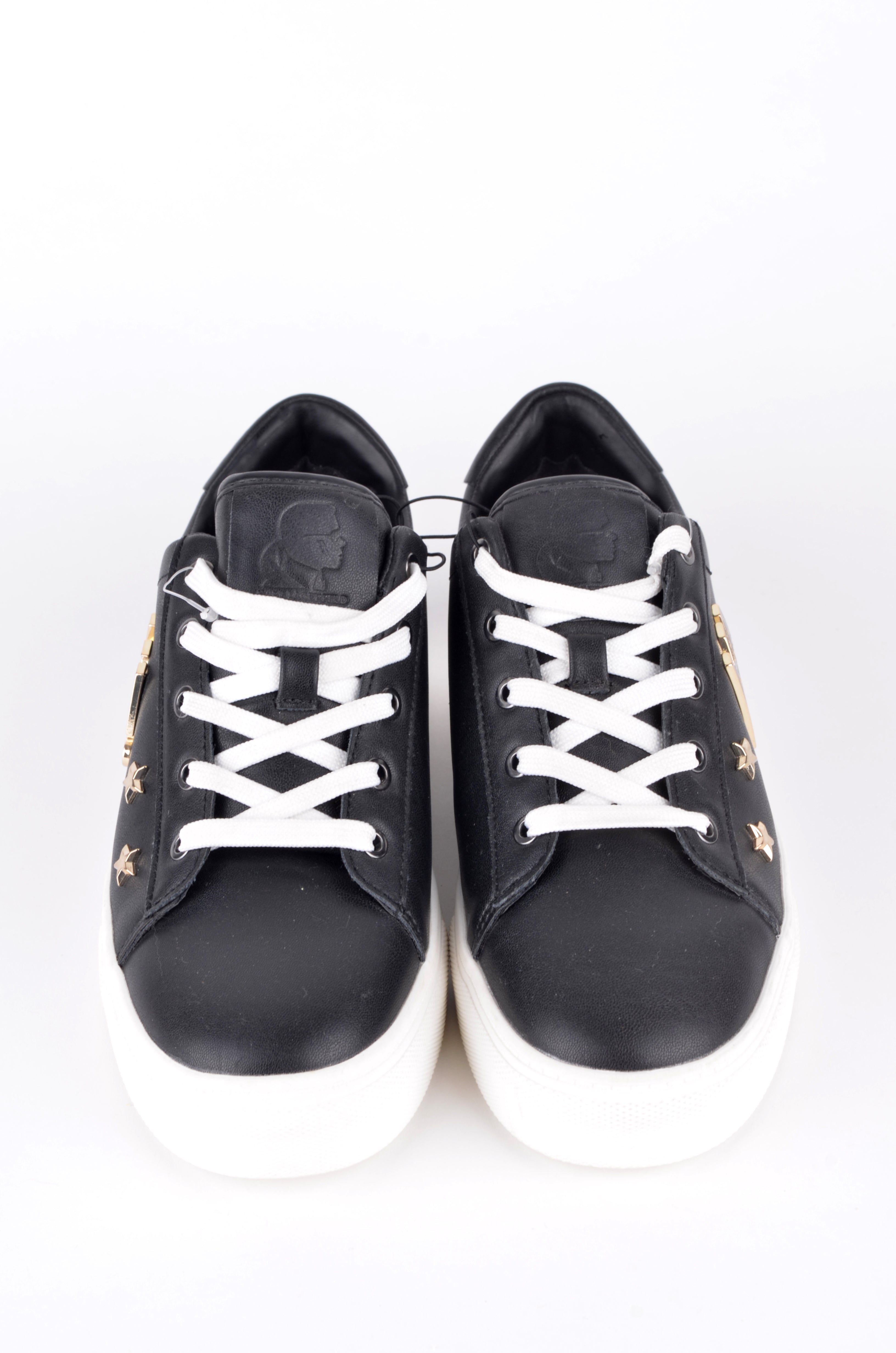 Tenis Karl Lagerfeld Negros con Parches Ikonik