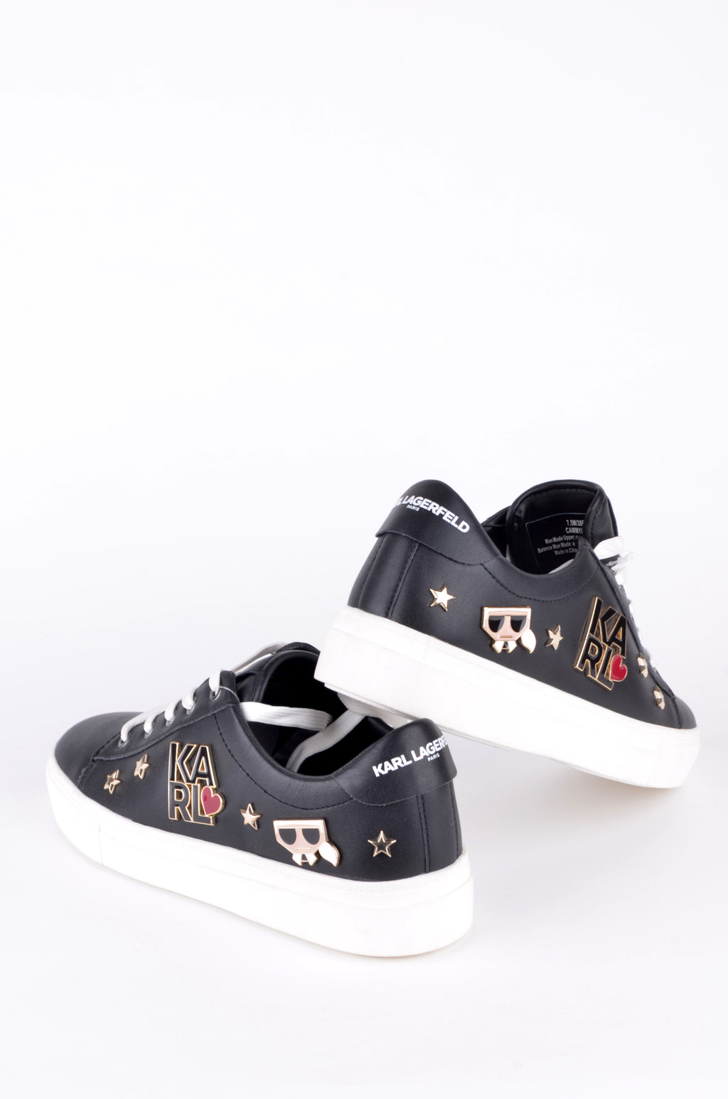 Tenis Karl Lagerfeld Negros con Parches Ikonik