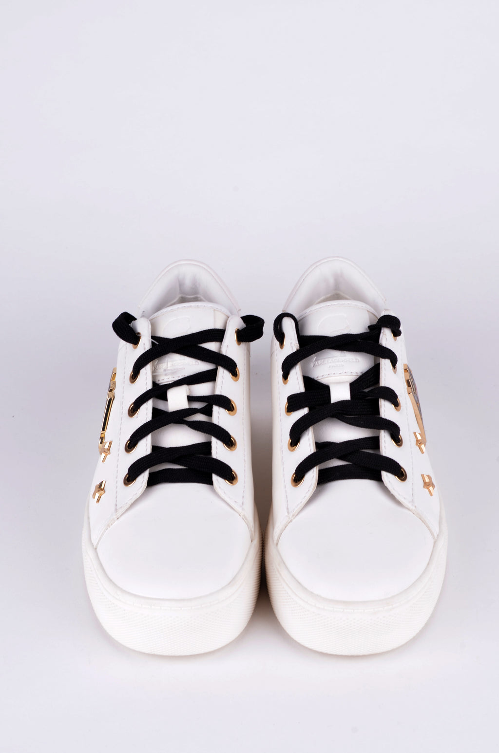 Tenis Karl Lagerfeld Blancos con Logotipo y Parches