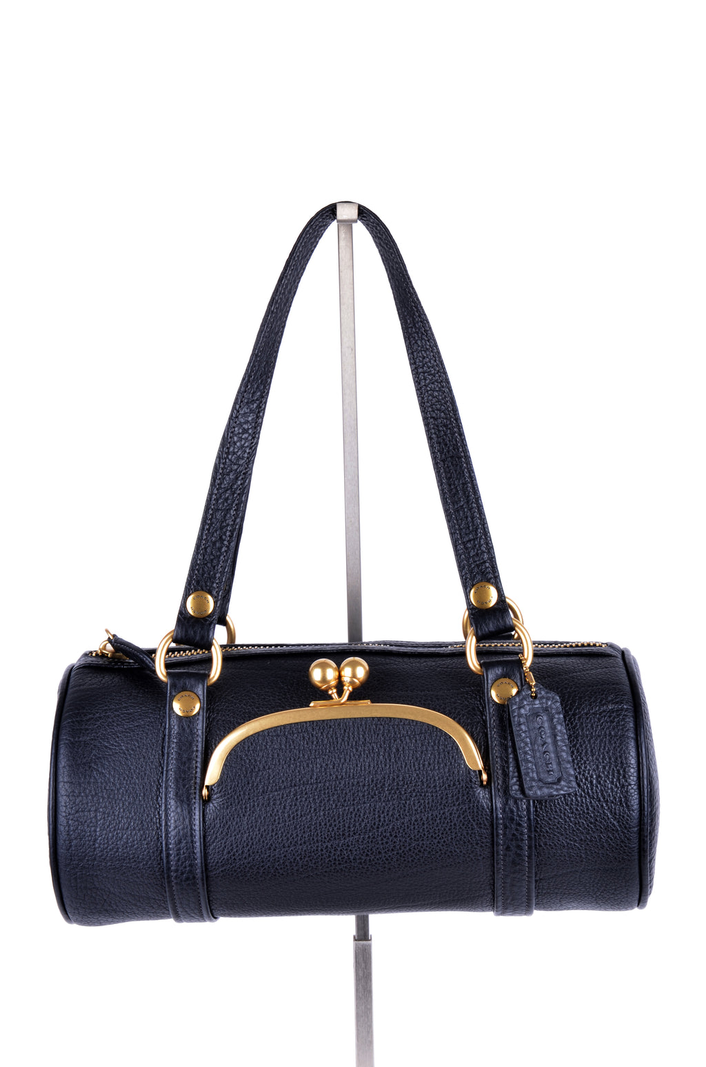 Bolsa Coach Crossbody Barrel con Bolsillo Kisslock