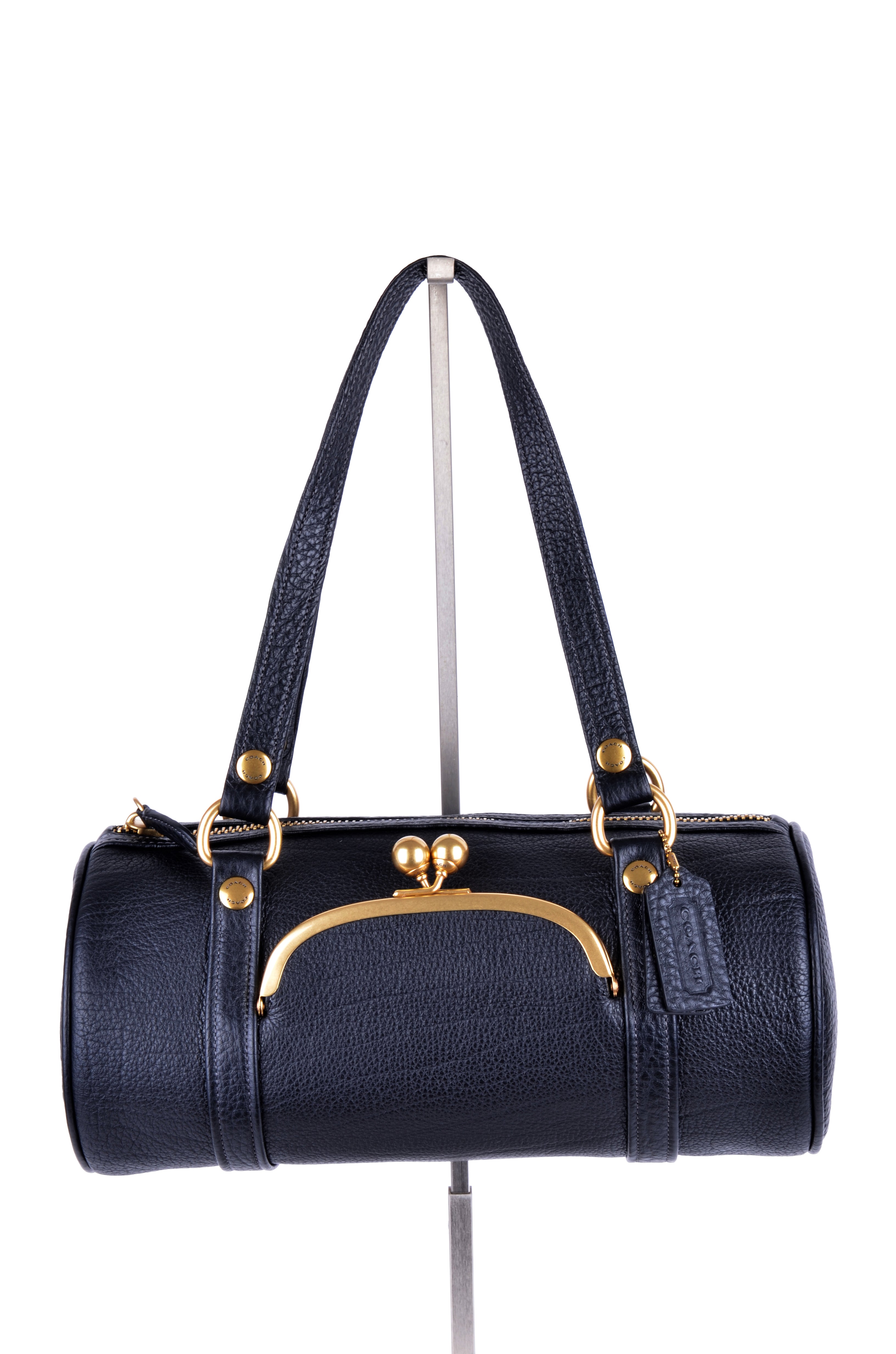 Bolsa Coach Crossbody Barrel con Bolsillo Kisslock