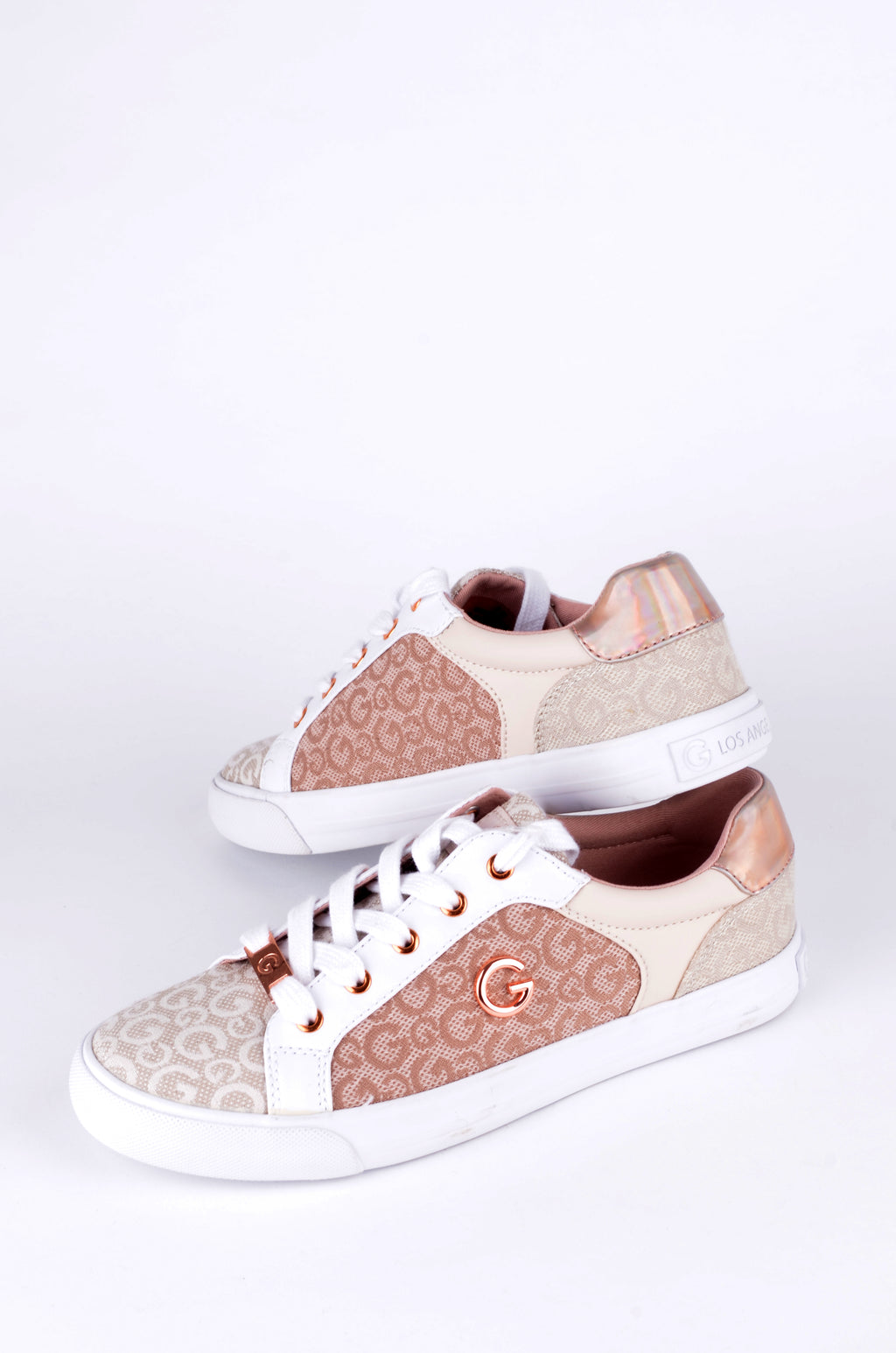 Tenis Guess Rosa Monograma