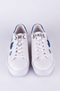 Tenis Guess Blancos con Parches Azules