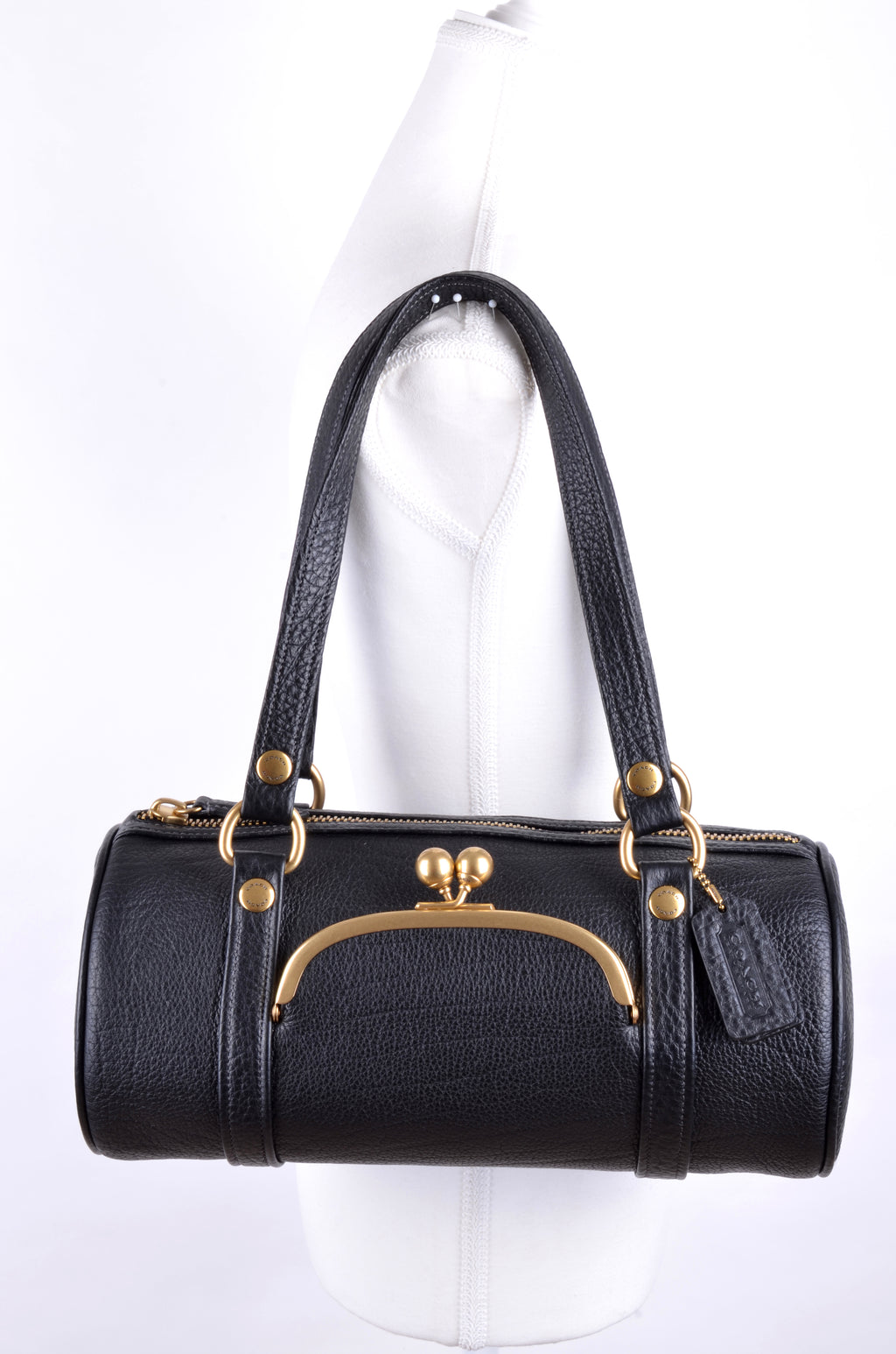 Bolsa Coach Crossbody Barrel con Bolsillo Kisslock