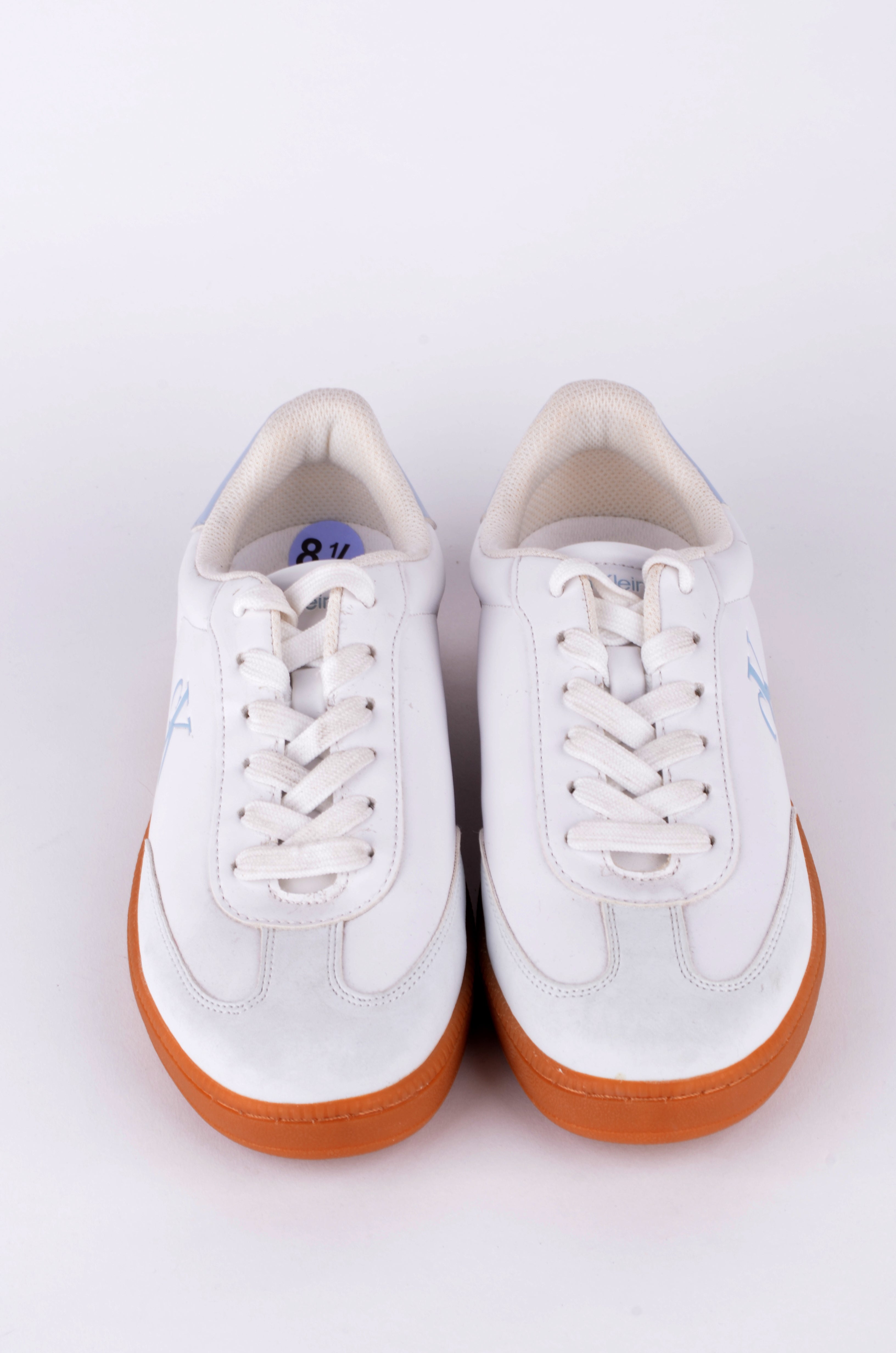 Tenis Calvin Klein Blancos con Suela Naranja