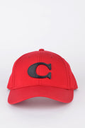 Gorra Coach Roja con Logotipo C