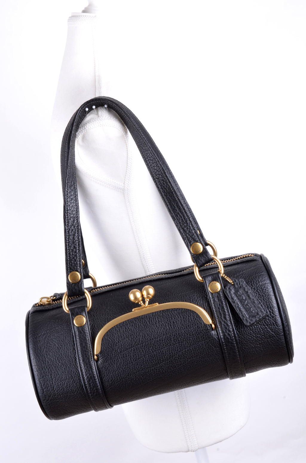 Bolsa Coach Crossbody Barrel con Bolsillo Kisslock