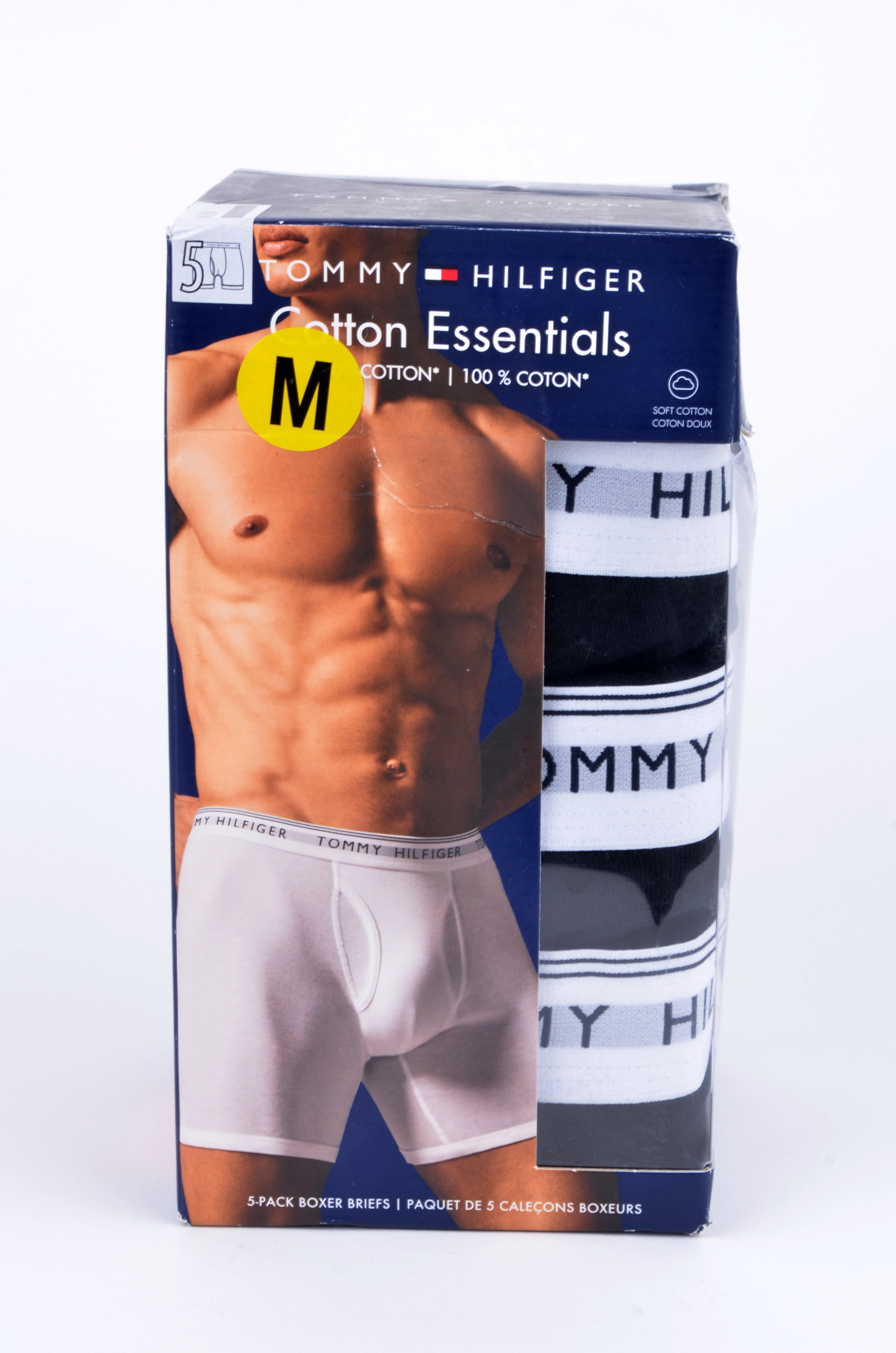 Set Tommy Hilfiger de 5 Bóxers Blancos y Negros